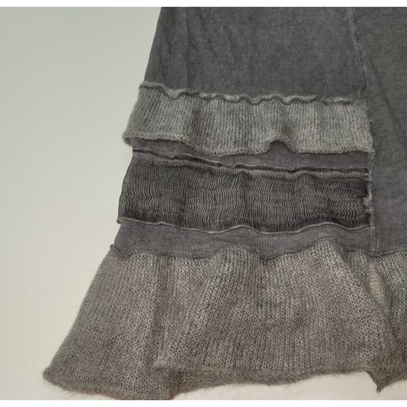 Patrice Breal Womens‎ Sweater Dress Size L(12/14) Ruffled Abstract Short Sleeve - Picture 5 of 9